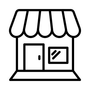 販売店のイラストです。