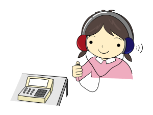 聴力検査イメージイラスト