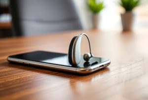 最近の補聴器の多くには、スマートフォンと無線でつながる「Bluetooth機能」が搭載されています。